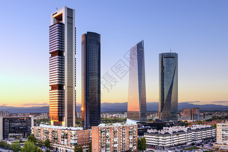马德里西班牙金融区图片