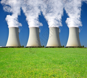 核电站冒烟的囱图片