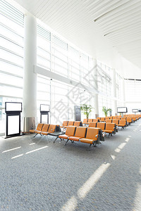 现代机场候机楼候诊室图片