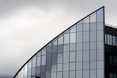 办公建筑玻璃墙现代图片