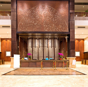 现代酒店大厅图片