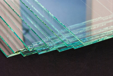 工厂制造温带清晰的浮玻璃板的平面板背景图片