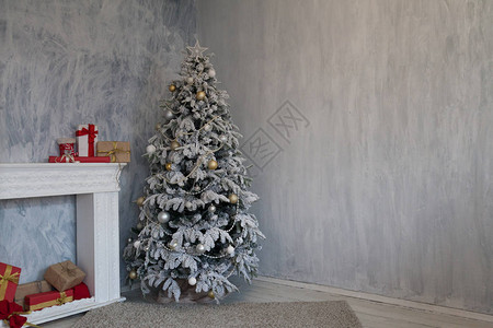 室内家居装饰圣诞树图片