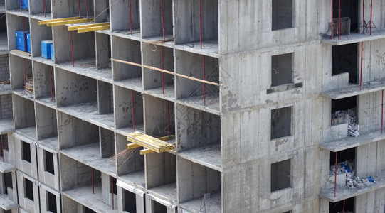 建造多层住宅楼的建筑工地建设图片