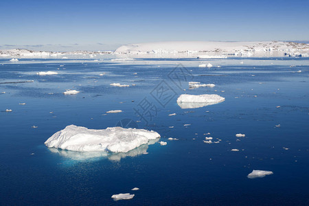 南半球的冰川和冰山上的全球气候变化维护生态图片