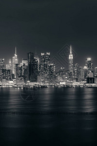 纽约市中心天际线景观图片