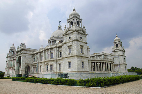 维多利亚纪念馆外观目前用作博物馆印度西孟加图片