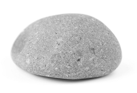 在纯背景上的一块岩石的特写镜头背景图片