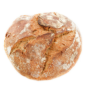 白色背景前的面包背景图片