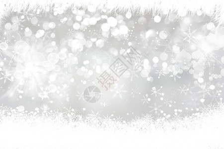 圣诞节背景雪花和boke图片