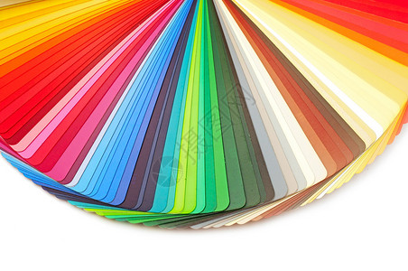 彩色导游光谱观察对白底彩虹的背景图片