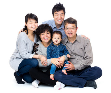 三代亚洲家庭图片