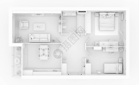 装配家具的家用公图片