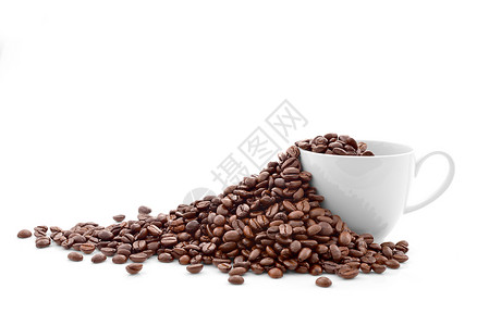 咖啡杯咖啡豆咖啡豆图片