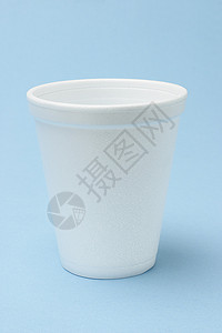 无缝背景上的白色泡沫塑料杯背景图片