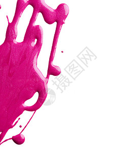 粉红色指甲油的污点图片