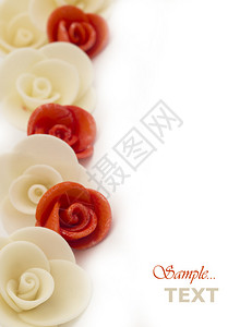 白色和橙色玫瑰背景图片