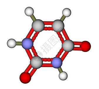核碱基尿嘧啶分子结构图片