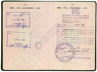 比利时旧护照图片
