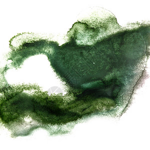 绿色黑色水彩墨油涂漆布洛水彩色喷洒白底隔图片