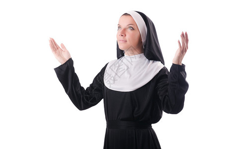 宗教观念中的年轻修女图片