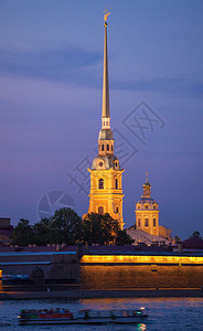 保罗和彼得大教堂在俄罗斯圣图片