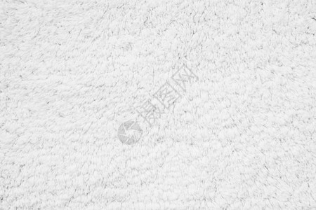 背景的白色棉质地毯纹理和表面背景图片