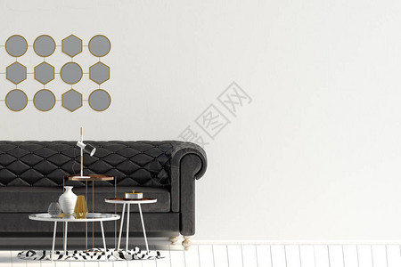 硫酸软骨素有沙发的现代内地墙壁模设计图片