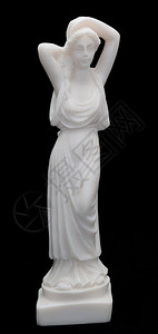 希腊女神的白石雕像名图片