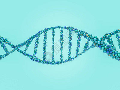 DNA链抽象的科学背景美丽的插图生物技术生物化学遗传学和医学概念图片