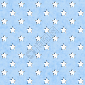 蓝星和白星结构具有无缝和重图片