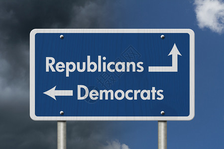 共和党人和民主党人之间的区别图片