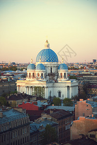 俄罗斯圣彼得堡三一大教堂图片