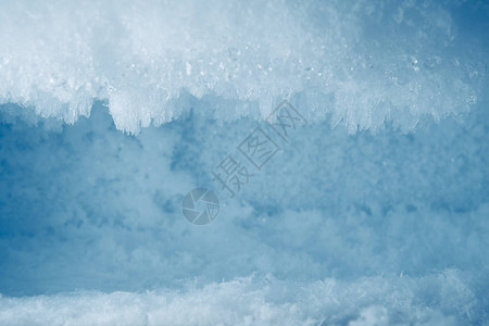 冰柜中的冰霜背景图片