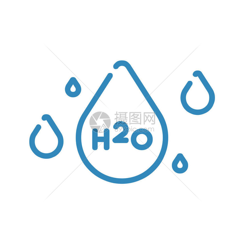 H2O图标图片