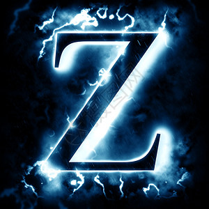闪电字母Z为您的设计背景图片