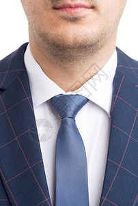 优美的商务西装衬衫和领带紧身衣作为流行图片