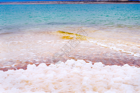 死海盐结晶图片