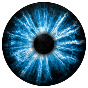 蓝色眼睛虹膜的插图背景图片