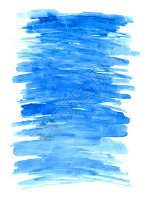 宏观抽象纹理蓝色水彩画笔描边图片