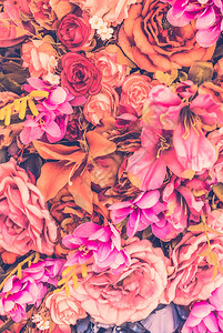 复古花卉背景复古滤镜图片