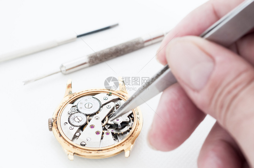 手表的修理和修复图片