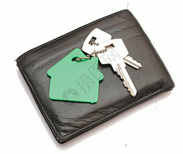 皮包上的房子形钥匙扣图片