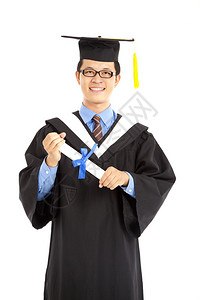 快乐毕业的亚洲学生图片