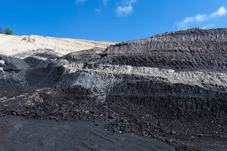 泰国煤矿业全景图背景图片