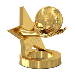 金奖杯有明星手和足球的金奖图片