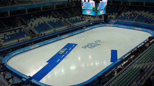2014年索契冬季奥林匹克运动会滑冰背景图片