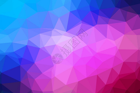 粉红色蓝色抽象的三角图片