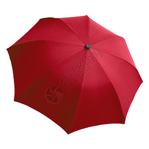红伞式雨伞图片