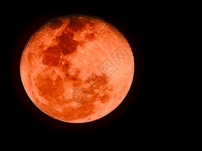 血月或红月一种自然现象在图片